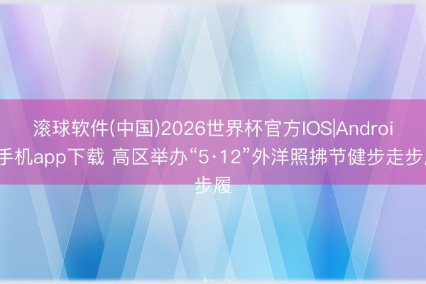 滚球软件(中国)2026世界杯官方IOS|Android手机app下载 高区举办“5·12”外洋照拂节健步走步履