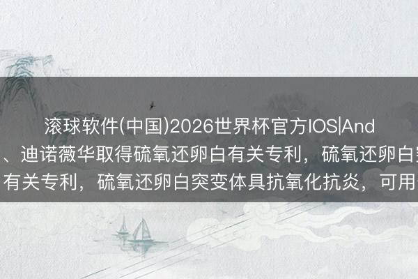 滚球软件(中国)2026世界杯官方IOS|Android手机app下载 诺唯赞、迪诺薇华取得硫氧还卵白有关专利，硫氧还卵白突变体具抗氧化抗炎，可用于护肤