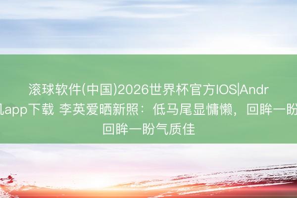 滚球软件(中国)2026世界杯官方IOS|Android手机app下载 李英爱晒新照：低马尾显慵懒，回眸一盼气质佳