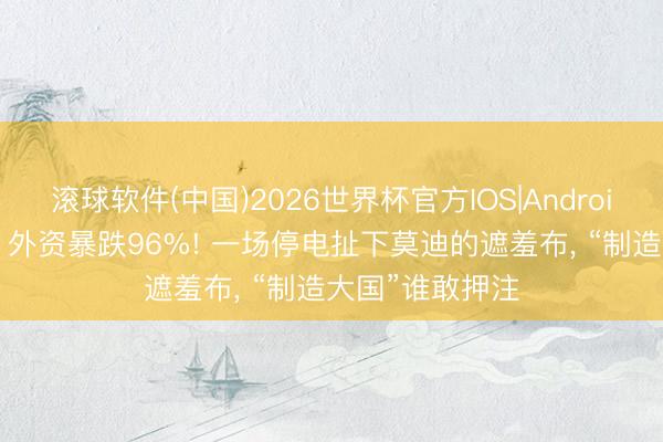 滚球软件(中国)2026世界杯官方IOS|Android手机app下载 外资暴跌96%! 一场停电扯下莫迪的遮羞布， “制造大国”谁敢押注