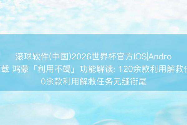 滚球软件(中国)2026世界杯官方IOS|Android手机app下载 鸿蒙「利用不竭」功能解读: 120余款利用解救任务无缝衔尾