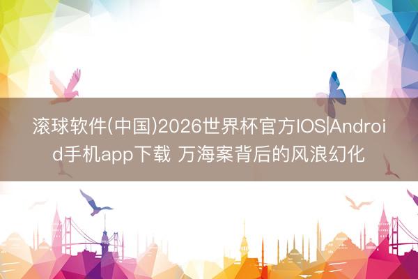 滚球软件(中国)2026世界杯官方IOS|Android手机app下载 万海案背后的风浪幻化