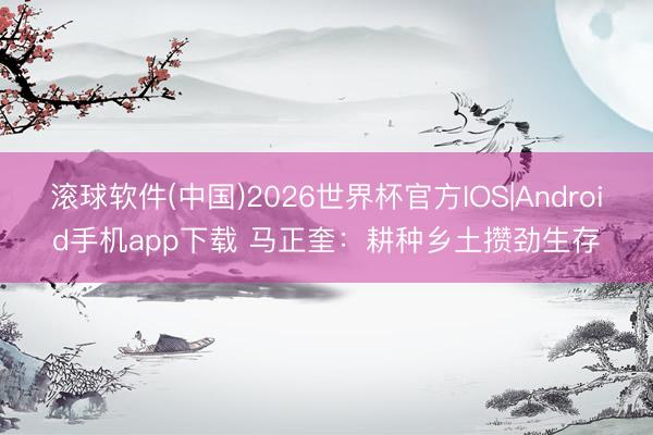 滚球软件(中国)2026世界杯官方IOS|Android手机app下载 马正奎：耕种乡土攒劲生存