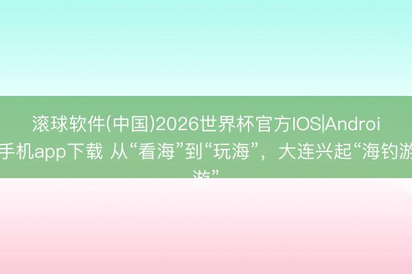 滚球软件(中国)2026世界杯官方IOS|Android手机app下载 从“看海”到“玩海”，大连兴起“海钓游”