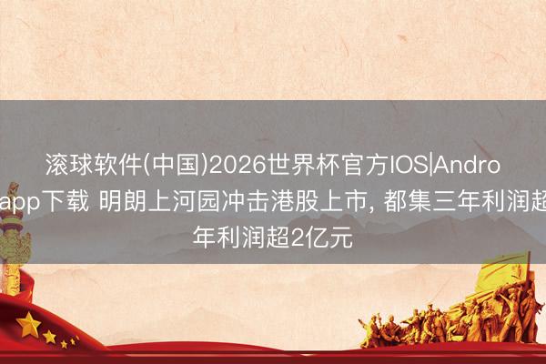 滚球软件(中国)2026世界杯官方IOS|Android手机app下载 明朗上河园冲击港股上市， 都集三年利润超2亿元