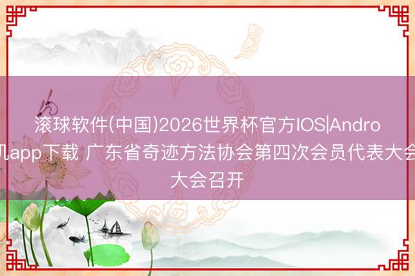 滚球软件(中国)2026世界杯官方IOS|Android手机app下载 广东省奇迹方法协会第四次会员代表大会召开